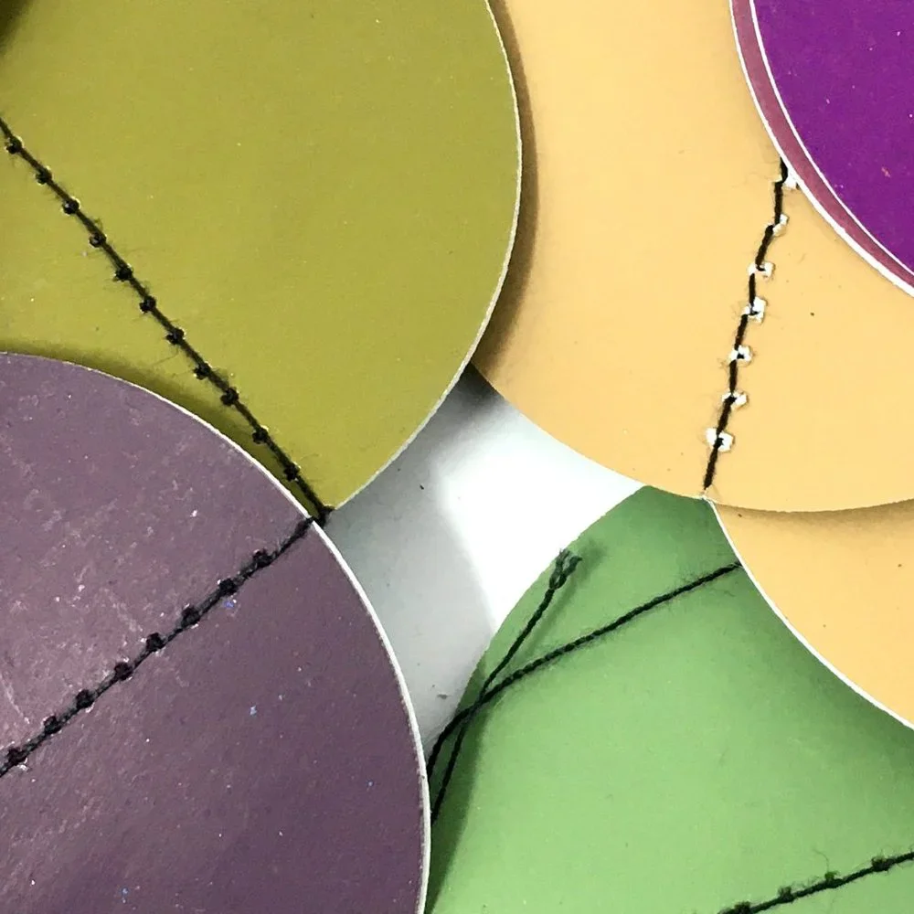 Multi-Colored Color-Aid Paper Large Round Circle Party Extra Long Garland